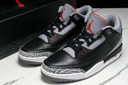 Hyperoad Cement” Jordan 2024 OG “Black Air 3 0815